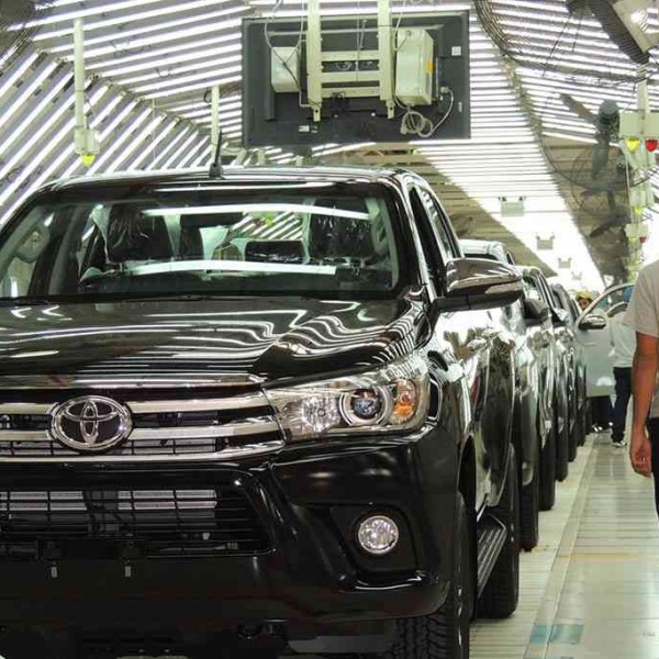 Toyota Argentina aumenta un 14% la producción de su planta en Zárate