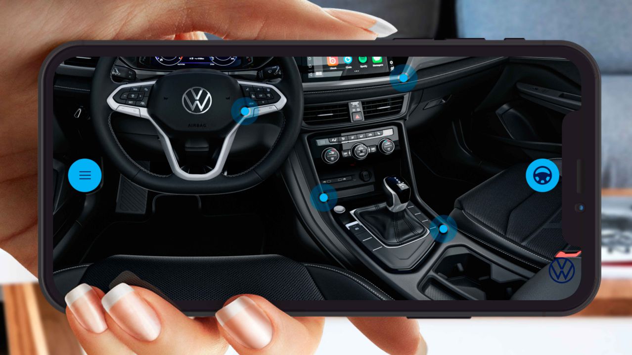 Volkswagen presenta más detalles de Taos a través de su app de realidad aumentada